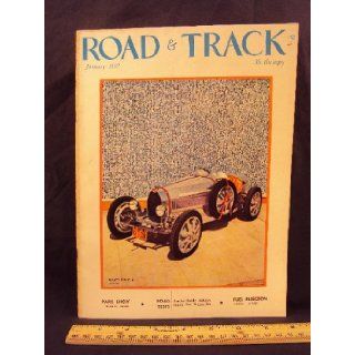 1957 57 January ROAD and TRACK Magazine, Volume 8 Number # 5 (Features Road Test On Austin Healey 100 Six & Simca V 8 "Versailles") Road and Track Books