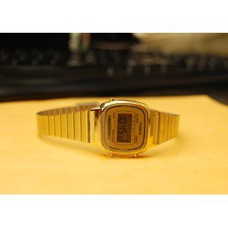 Casio Women's LA670WGA 9 Gold Stainless Steel Quartz Watch with Digital Dial at  Women's Watch store.