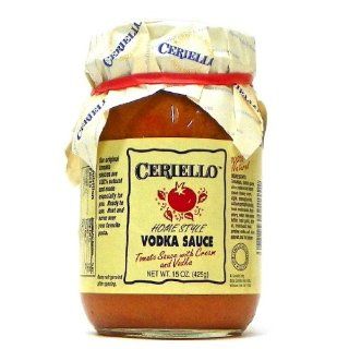 Ceriello   Homestyle Tomato Vodka Sauce, (4)  15 oz. Jars  Tomato And Marinara Sauces  Grocery & Gourmet Food