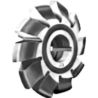 F&D Tool Company 12887 Involute Gear Milling Cutters, High Speed Steel, Form Relieved, 14 1/2 Degree Pressure Angle, 3 Cutter Number, 7" Diametrical Pitch, 1" Hole Size, 2 7/8" Diameter