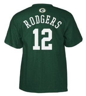 Aaron Rodgers Green Bay Packers Jersey Name and Number Green T shirt  Athletic Jerseys  Sports & Outdoors