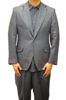 CDS Mens 100% LINEN SUITS 2012 012 Navy at  Mens Clothing store