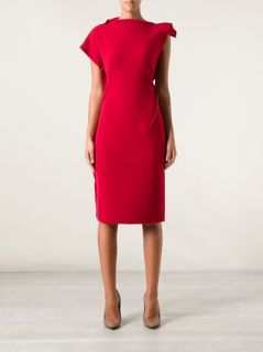 Lanvin Structured Shoulder Dress