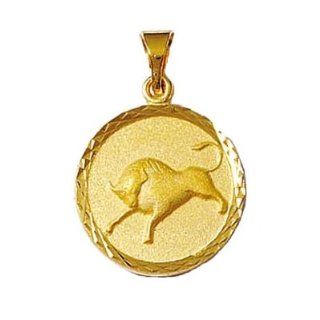 So Chic Jewels   18K Gold Plated Taurus   The Bull   Zodiac Pendant So Chic Jewels Jewelry