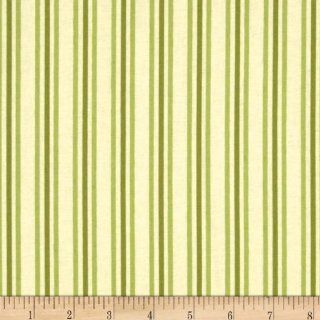 Heavenly Peace Candy Cane Stripe Mistletoe Fabric By The YD