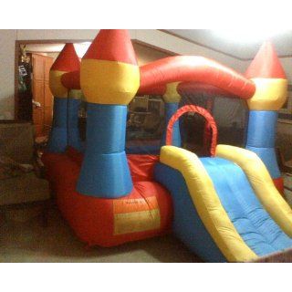 Castle Inflatable Bounce House w/ Slide (12' x 9') Toys & Games