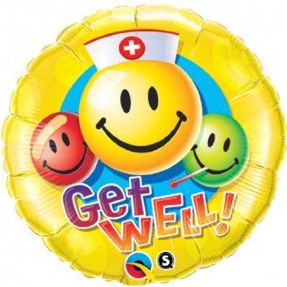 18" Get Well Smiley Faces Toys & Games