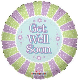 Single Source Party Supplies   18" Get Well Soon Flowers (single sided) Mylar Foil Balloon Toys & Games