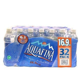 Aquafina Pure Water   32 / 16.9 fl. Oz.  Bottled Drinking Water  Grocery & Gourmet Food