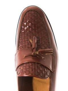 Woven front tassel loafers  Ami