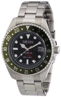 Nautec No Limit Herren Armbanduhr Deep Sea DS AT GMT/STSTGRBK Uhren