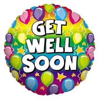 Interballoon Get Well Soon Balloons From The Helium Inflated Balloon In A Box Delivery Service Toys & Games