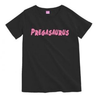 Pregasaurus Maternity Cut Women's T Shirt Clothing