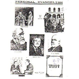 Personal Evangelism Course Syllabus [Fall 1989] (Baptist Bible College) Not specified Books