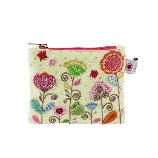 Wendekreis Geldbrse Kosmetiktasche Stofftschchen Blumenwiese 10 x 13 cm Bekleidung