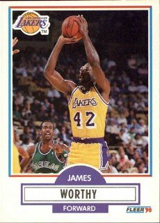1990 Fleer   Lakers   James   Worthy   Card 97 Sports & Outdoors