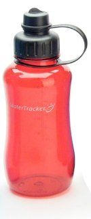 Water Tracker   Trinkflasche, Farbe Red Sport & Freizeit