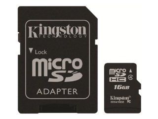 Kingston microSDHC 16GB Speicherkarte Computer & Zubehr