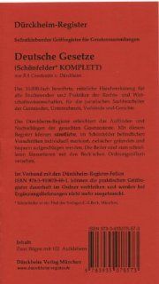 Schnfelder, alle Gesetze KOMPLETT ohne , 102 selbstklebende, bedruckte Griffregister, Drckheim Register Constantin von Drckheim Bücher