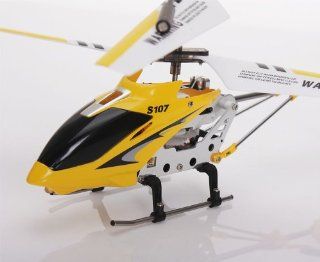 Syma S107G MINI USB RC Hubschrauber/Helikopter 3 CH GYRO RTF Metall(GELB) von Koolertron Spielzeug