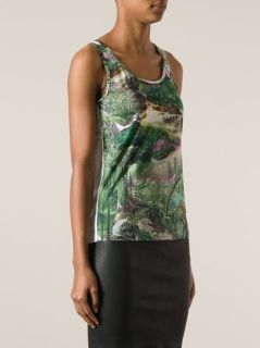 Carven Botanical Print Vest