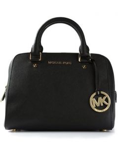 Michael Michael Kors Logo Fob Bowling Bag   Mantovani