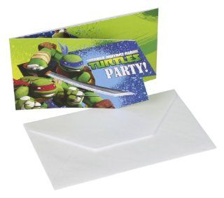 12 teiliges Einladungen Set * TEENAGE MUTANT NINJA TURTLES * mit 6 Einladungskarten und 6 Umschlge fr Kindergeburtstag // Kinder Geburtstag Party Einladung Karten Jungs Spielzeug