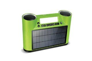 Soulra Rukus Bluetooth Soundsystem mit Solarmodul fr Mobilgerte grn Heimkino, TV & Video