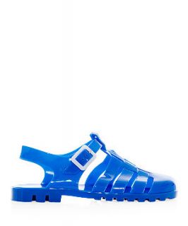 Blue Chunky Jelly Sandals