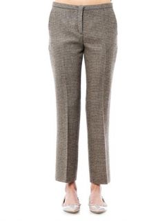 Herringbone cropped wool trousers  No. 21