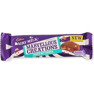 CADBURY   Marvellous Creations milk chocolate cookie nut crunch 47g