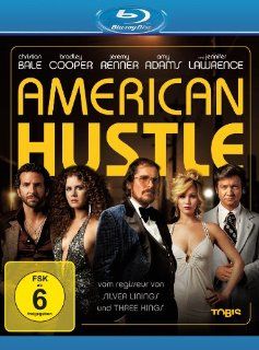 American Hustle [Blu ray] Christian Bale, Bradley Cooper, Amy Adams, Jeremy Renner, Michael Pena, Alessandro Nivola, Jennifer Lawrence, David O. Russell DVD & Blu ray