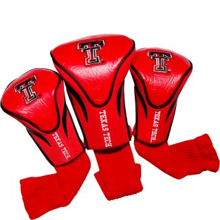 Team Golf Texas Tech University Red Raiders 3 Pack Contour Headcover