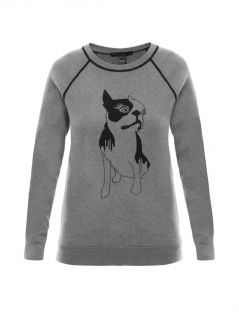 Olive the dog intarsia knit sweatshirt  Marc by Marc Jacobs 