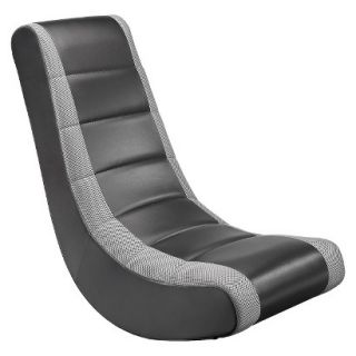 Gaming Chair Rocking Video Gaming Chair   Black/Silver