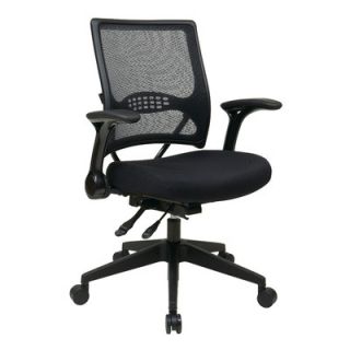 Office Star Professional Air Grid Back Managers Chair with Flip Arms 67 37N9G5