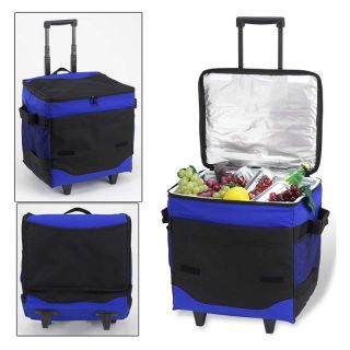 Picnic At Ascot 60 Can Collapsible Rolling Picnic Cooler   Coolers
