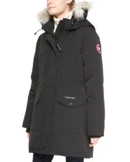 Canada Goose Trillium Fur Hood Parka Jacket, Black