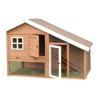 Precision Pet Products Cape Cod Chicken Coop with Chicken Run, Nesting