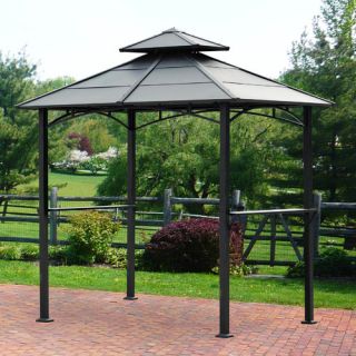 Sunjoy Harper Hardtop 8 Ft. W x 5 Ft. D Steel Gazebo