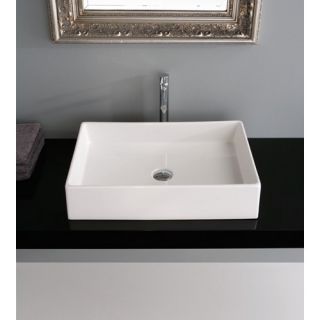 Scarabeo by Nameeks Teorema Rectangular Vessel Bathroom Sink