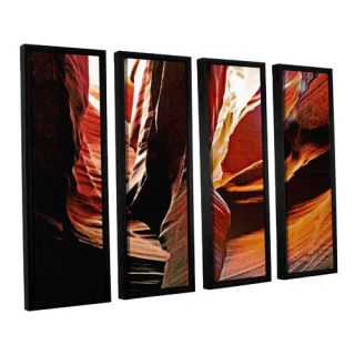 ArtWall Slot Canyon Light From Above 4 by Linda Parker 4 Piece Floater