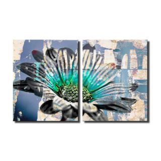 Painted Petals XCIV 2 Piece Graphic Art on Canvas Set by Ready2hangart