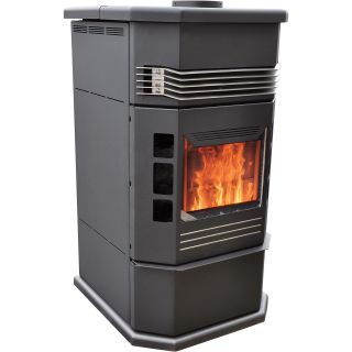 United States Stove Company Pellet Stove with Gravity Feed — 40,000 BTU, Model# APG9000