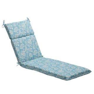 Pillow Perfect Floral Outdoor Chaise Lounge Cushion