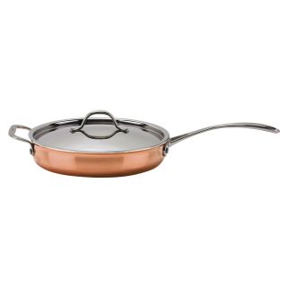 Strauss Le Cuivre Try ply Stainless Steel Copper Finish Saute Pan with