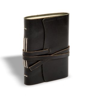 Sitara Handmade Black Leather Journal (India)   16848797  