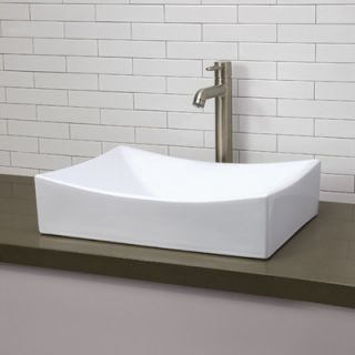 Classically Redefined Rectangular Vessel Bathroom Sink by DecoLav