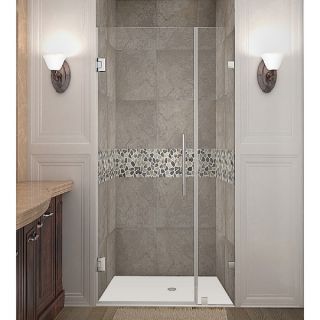 Aston Nautis GS 40 inch x 72 inch Completely Frameless Hinged Shower