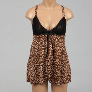 Illusions Animal Print Baby Doll Lingerie  ™ Shopping